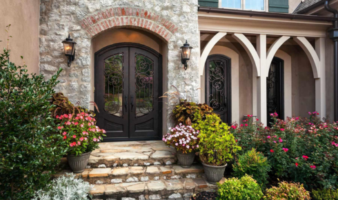 iron front doors
